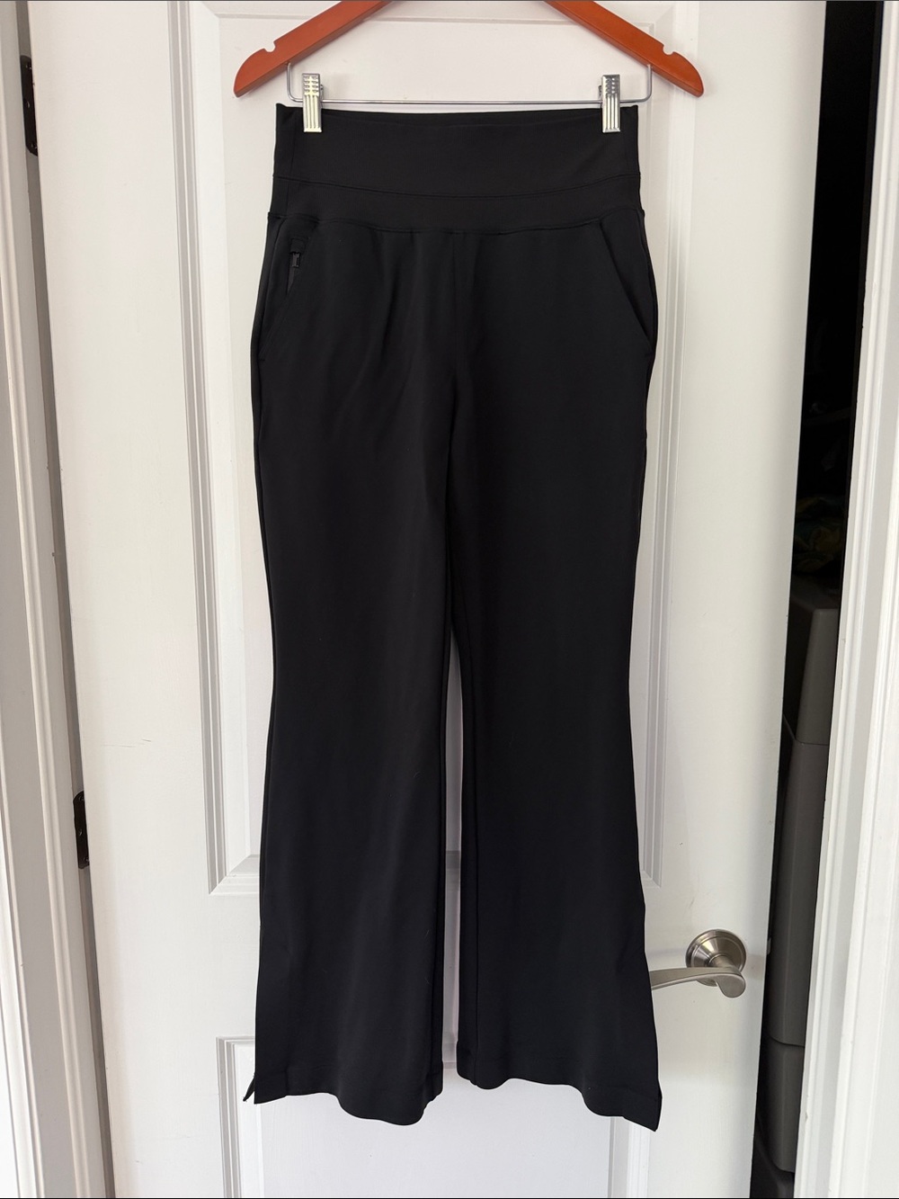 Athleta Black Boot-Cut Active Pants